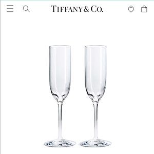 Tiffany & Co. Champagne Flutes 🥂